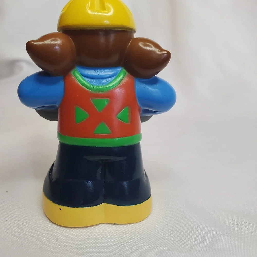 Little Tikes GIRL WOMAN Construction Worker Small Action‎ Figures 3
